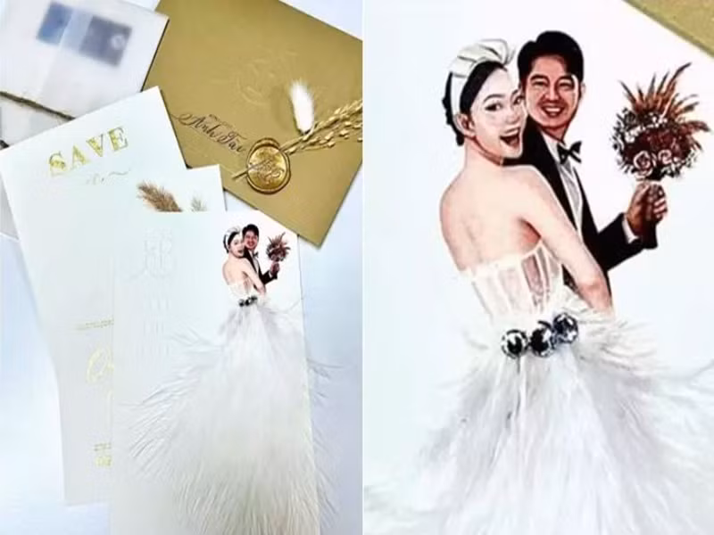 Rò rỉ thiệp cưới của Minh Hằng, lộ chi tiết gây chú ý Ro ri thiep cuoi cua Minh Hang, lo chi tiet gay chu y