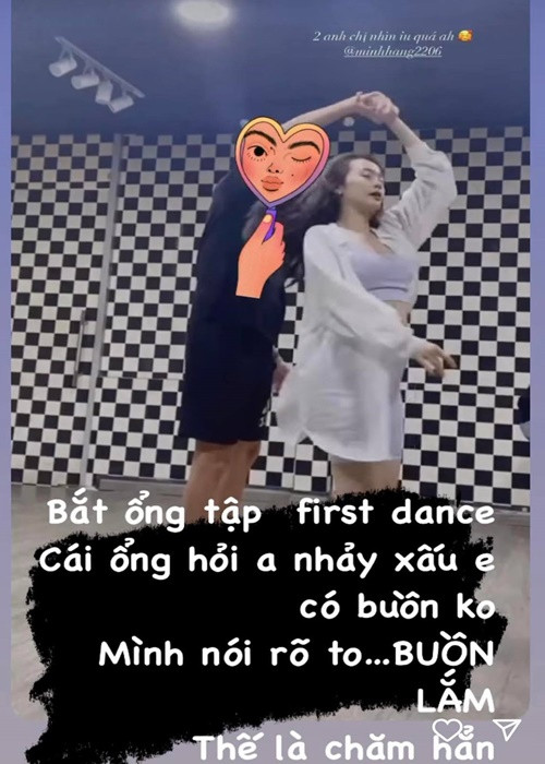 Đôi uyên ương tập nhảy cho ngày trọng đại. Ảnh: Yan