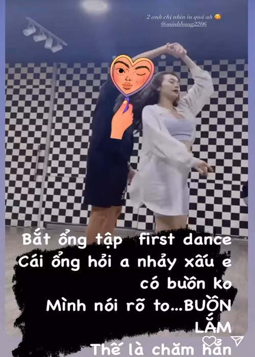 Đôi uyên ương tập nhảy cho ngày trọng đại. Ảnh: Yan