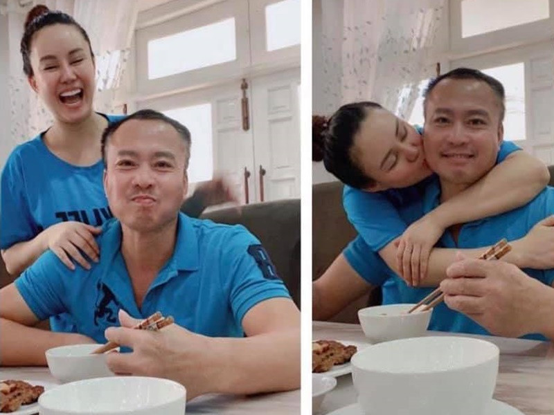 Vợ chồng nữ ca sĩ khéo giữ lửa hôn nhân.