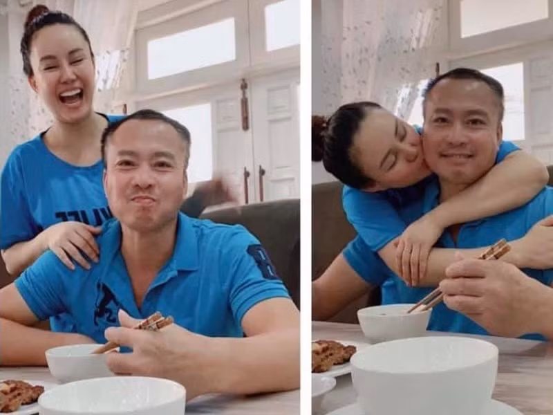 Vợ chồng nữ ca sĩ khéo giữ lửa hôn nhân.