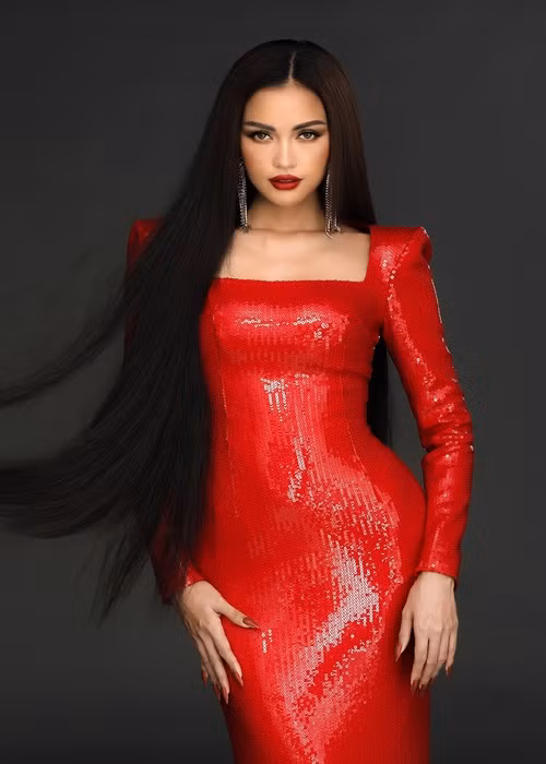 Chiến thắng của Ngọc Châu đầy thuyết phục. Cô sở hữu gương mặt xinh đẹp cùng vóc dáng nóng bỏng.