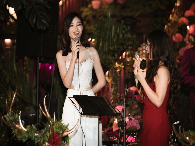 Kiều Loan cũng tham gia bữa tiệc chia tay đoàn Miss Grand Thailand.