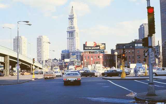 Đường phố ở thành phố Boston năm 1978. Ảnh VT
