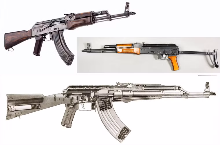 Súng sử dụng hộp tiếp đạn bằng thép hoặc nhựa có sức chứa 30 viên, cỡ đạn 7,62x39mm, sơ tốc đầu nòng đạt 715m/s, tốc độ bắn 600phát/phút. Hiện nay dòng súng AKM vẫn được coi là dòng súng hiệu quả, nó vẫn còn trong niêm cất của Nga và hiện là dòng súng tiêu chuẩn của QDNDVN từ năm 2008 thay thế cho AK-47.