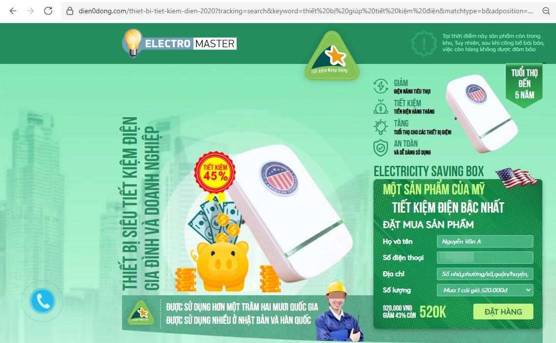 Tang gia dien, thiet bi tiet kiem dien lai nhon nhip: Can than bi lua-Hinh-2