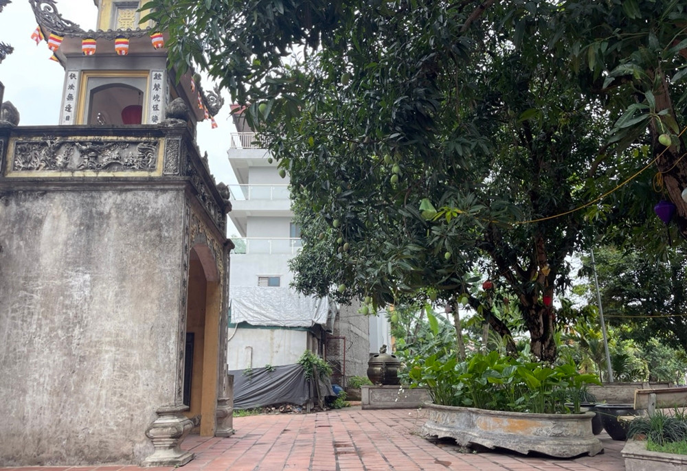 Thậm chí hộ gia đình này còn có dấu hiệu mở rộng diện tích đất lấn chiếm khuôn viên chùa Linh Thông khiến người dân địa phương, cùng các phật tử vô cùng bức xúc.