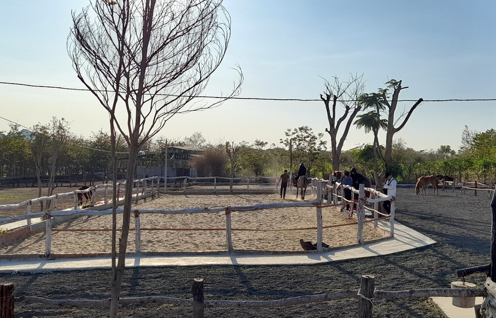 Theo Báo Giao thông, địa điểm trên bắt đầu mở cửa đón khách từ ngày mùng 2 Tết Nguyên đán Quý Mão để cho khách tham quan, ăn uống và lưu trú qua đêm. (Ảnh: Người đưa tin).