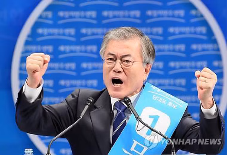 Ông Moon Jae In, Tổng thống Hàn Quốc.