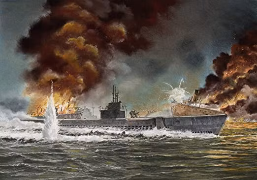 Thay vì hướng đến tàu đối phương, quả ngư lôi này thay đổi quỹ đạo, di chuyển lệch trái và vòng quanh thân tàu ngầm USS Tang trước khi làm nổ tung phần đuôi tàu.