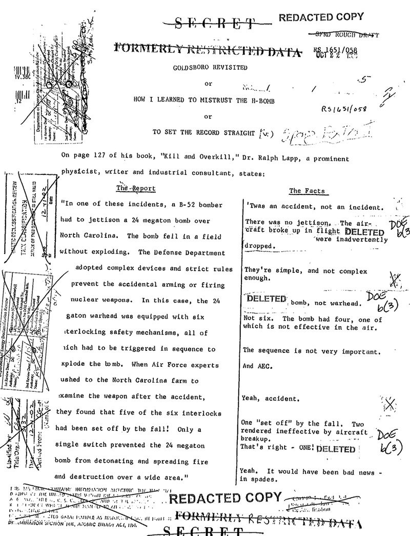 Theo Đạo luật Tự do thông tin, tài liệu về sự cố hạt nhân nguy hiểm trên được công bố vào năm 2013 khiến dư luận xôn xao và bàng hoàng.