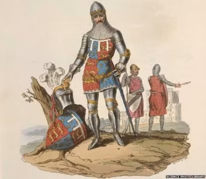 Hoàng tử Edward tham gia nhiều cuộc chiến trong cuộc chiến tranh trăm năm giữa Anh và Pháp.