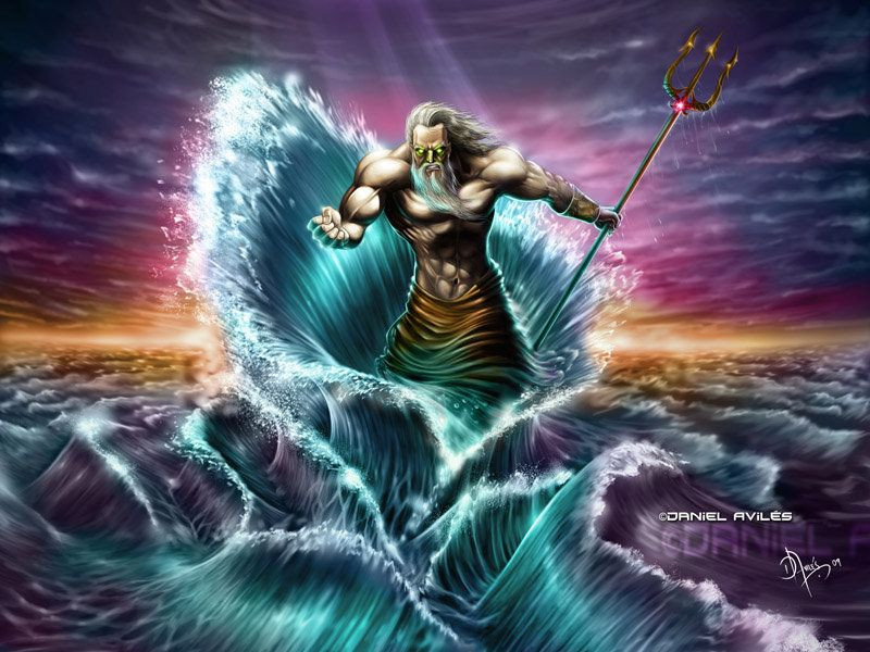 Theo thần thoại, cây đinh ba là vũ khí tối thượng của thần Poseidon. Vũ khí này do người khổng lồ Cyclops tạo ra.