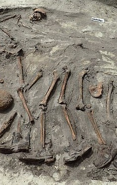 Trong Chiến tranh thế giới 2, Đức quốc xã sử dụng ngựa trong chiến đấu, vận chuyển đạn được, vũ khí, quân nhu. Thi thể lính Đức và ngựa của họ được chôn cất trong những ngôi mộ tập thể sâu dưới lòng đất. Mời độc giả xem video: Phát hiện cuốn nhật ký quý giá của Đức Quốc xã. Nguồn: VTC14. 