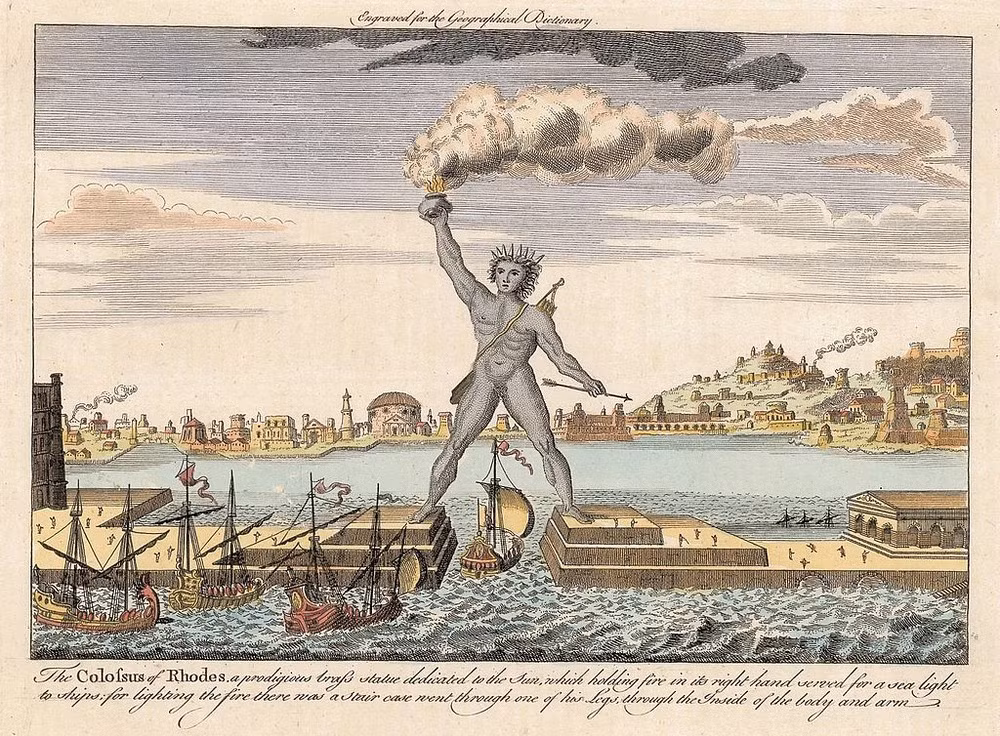 Bức tượng này còn được biết đến với tên gọi "Colossus of Rhodes" (tạm dịch là "Tượng thần Mặt Trời ở Rhodes"). Đây là một trong 7 kỳ quan của thế giới cổ đại. Video: Cuộc hội ngộ 37 năm sau chiến tranh (nguồn: VTC14)