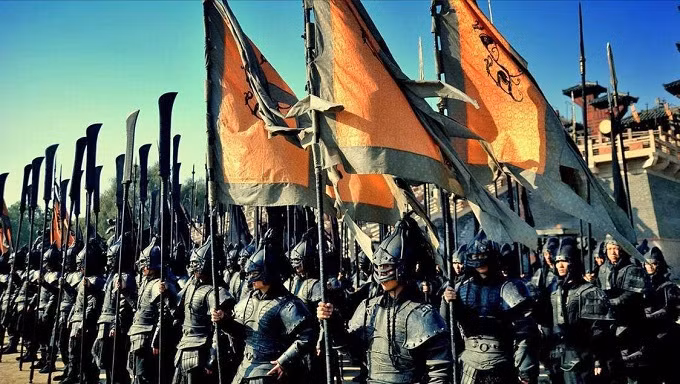 Theo sử sách, đội quân trên của Lưu Bị có tên là Bạch Nhị quân. Tương truyền, Lưu Bị từng suýt mất mạng trong trận Di Lăng do tướng Lục Tốn chỉ huy.