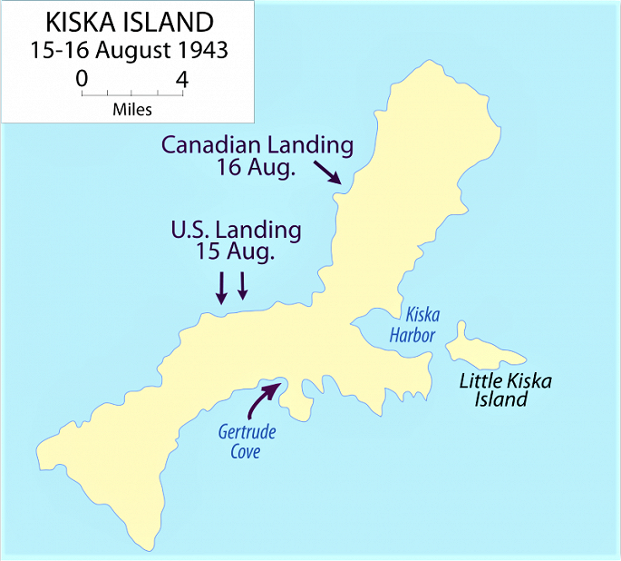 Trước sự việc này, lực lượng đồng minh lên kế hoạch chiếm lại quần đảo Aleut, bao gồm cả đảo Kiska từ phía Nhật Bản.