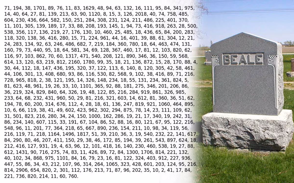 Tuy nhiên, đến nay, người ta mới chỉ giải mã được 1 trong 3 bản mật mã của ông Thomas.