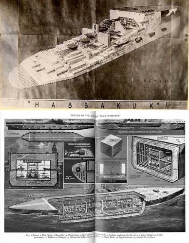Vì vậy, dự án Habbakuk được triển khai với việc các kỹ sư Anh thực hiện đóng một siêu tàu sân bay từ những tảng băng khổng lồ tại hồ Patricia của Canada.
