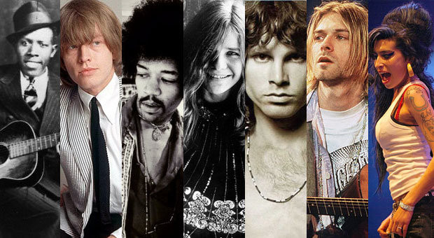 Hoàn cảnh và nguyên nhân qua đời của những nghệ sĩ vướng lời nguyền "câu lạc bộ 27" khiến công chúng vô cùng tò mò.