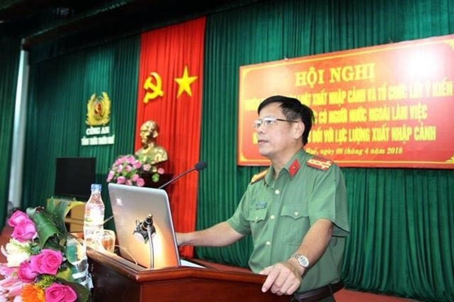 Tân Giám đốc Công an tỉnh Quảng Trị - Đại tá Nguyễn Văn Thanh hứa trong vai trò mới sẽ cùng với tập thể Đảng ủy, Ban Giám đốc Công an tỉnh Quảng Trị hoàn thành tốt nhiệm vụ được giao, tiếp tục nâng cao hiệu quả thực hiện nhiệm vụ chính trị, giữ vững an ninh chính trị và trật tự an toàn xã hội.