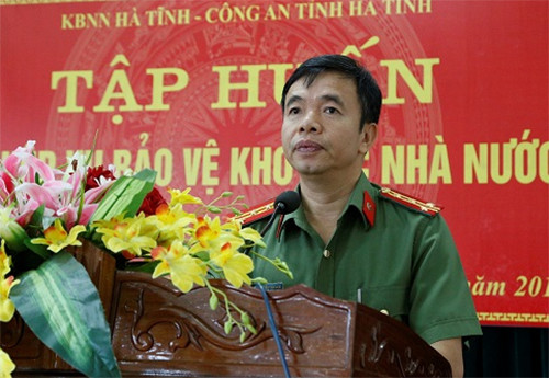 Phát biểu tại lễ công bố, Thiếu tướng Trần Quốc Tỏ mong muốn Đại tá Nguyễn Tiến Nam cùng tập thể Đảng ủy, Ban Giám đốc Công an tỉnh Quảng Bình hoàn thành tốt nhiệm vụ được giao.