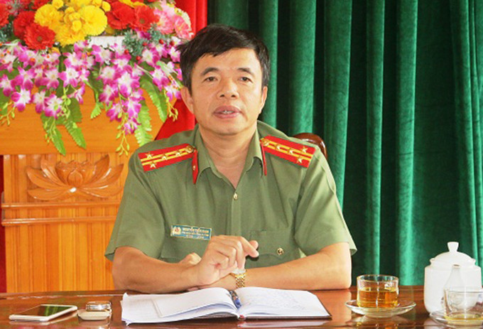 Cũng tại buổi lễ, Thứ trưởng Trần Quốc Tỏ trao quyết định của Bộ Công an điều động và bổ nhiệm Đại tá Nguyễn Tiến Nam (ảnh), Phó Giám đốc Công an tỉnh Hà Tĩnh giữ chức vụ Giám đốc Công an tỉnh Quảng Bình.