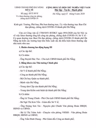 Da Nang: GD So Y te noi gi viec de nghi tang Huan chuong cho chinh minh?-Hinh-2