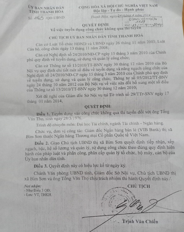 Bo nhiem than toc o Thanh Hoa: Tu hop dong len lanh dao chi trong 1 nam-Hinh-2