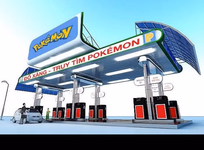Trong con mắt và cách suy nghĩ của một bộ phận dân mạng, biết đâu trong tương lai, có thể những cây xăng chuyên phục vụ cho người đi truy tìm Pokemon sẽ mọc lên như nấm ở Việt Nam?