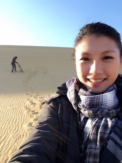 Cô gái trẻ rất thích đi du lịch và trải nghiệm những vùng đất mới.