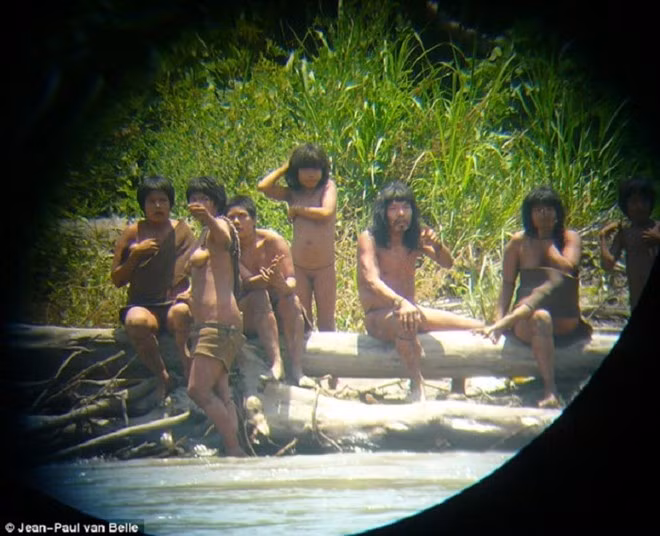 Giáo sư Jean-Paul van Belle thuộc đại học Cape Town đã chụp được những hình ảnh về người Mashco Piro khi tới khảo sát rừng Amazon năm 2011.