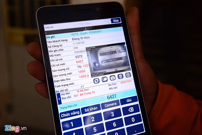 Các thông số sau khi chụp lại được truyền trực tiếp vào máy tính bảng để nhập các dữ liệu. Hình ảnh sẽ luôn được lưu trữ để phục vụ nhu cầu tra cứu của người dân, tăng tính minh bạch, công khai.