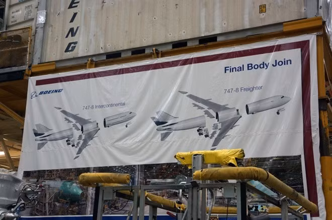 Tất cả máy bay 747 chở khách hoặc vận tải hàng hóa đều được sản xuất ở Everett.