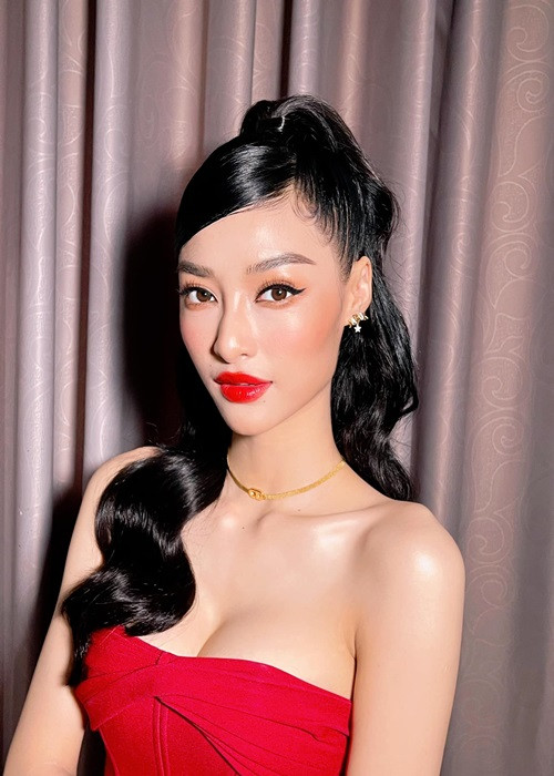 Á hậu Kiều Loan thừa nhận chỉnh sửa gương mặt và nâng ngực. Ảnh: FBNV