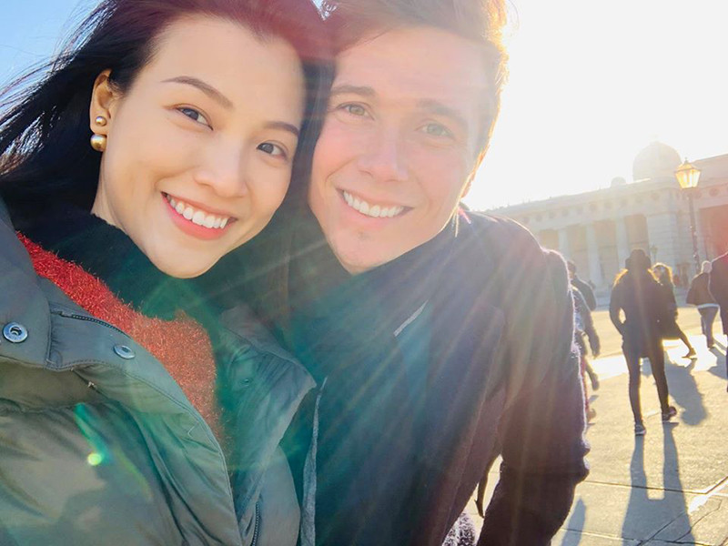 Trên trang cá nhân, Jack Cole - chồng MC Hoàng Oanh xác nhận ly hôn nhưng sau đó vội xóa tuyên bố. Phía Hoàng Oanh chưa chính thức lên tiếng về phát ngôn của Jack. Ảnh: FBNV