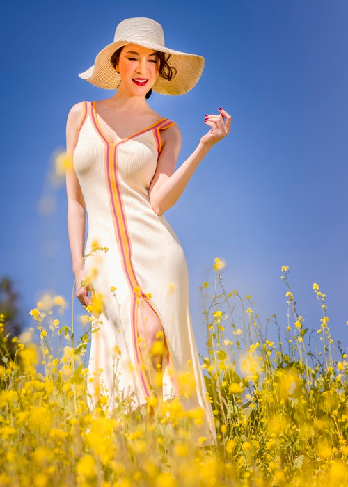 Mới đây, “nữ hoàng ảnh lịch” khoe bộ ảnh du lịch ở Mỹ.