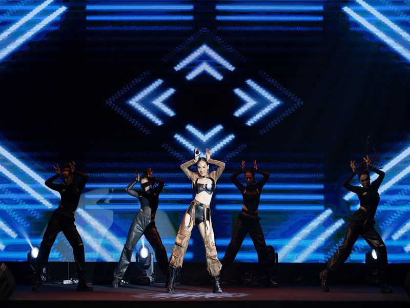 Trước đó, Mai Phương lọt top 5 Người đẹp thời trang. Ảnh: FBNV