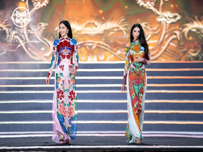 Nam Em trải qua đêm chung khảo và có mặt trong danh sách 38 thí sinh vào vòng chung kết. Ảnh: Fanpage Miss World Vietnam