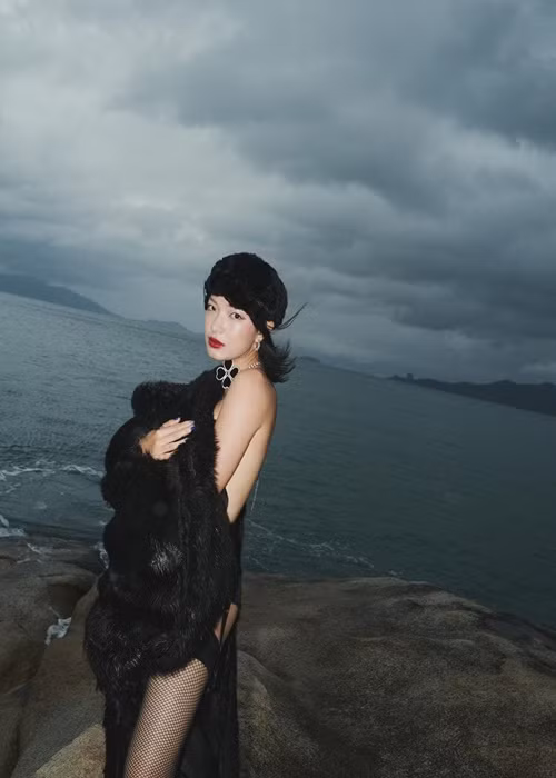 Trong khi Binz là nam rapper nổi tiếng, giàu có, Châu Bùi là một gương mặt fashionista có nhiều thành tích trong làng thời trang vài năm trở lại đây. Ảnh: FBNV