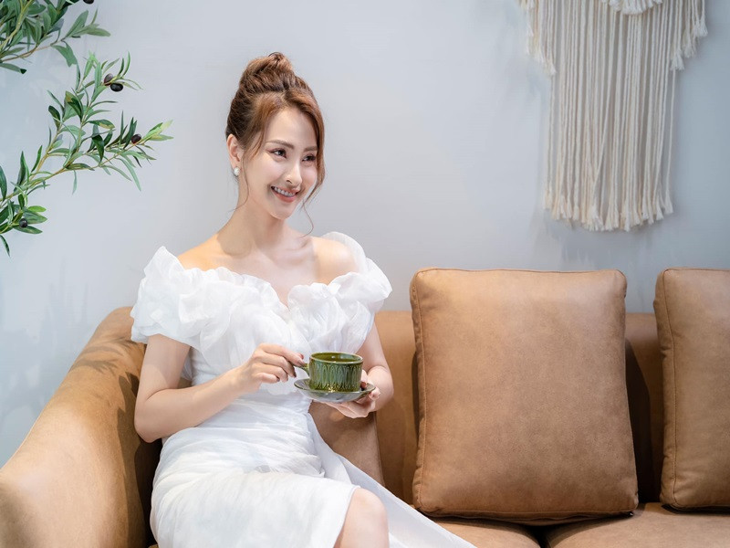 Nữ diễn viên phim "Anh có phải đàn ông không" sở hữu nhan sắc khả ái. Ảnh: FBNV