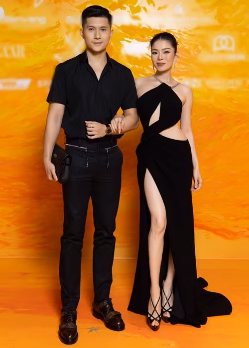 Thay vì lên tiếng đáp trả ý kiến trái chiều, Lâm Bảo Châu thể hiện bằng hành động tình cảm dành cho Lệ Quyên.