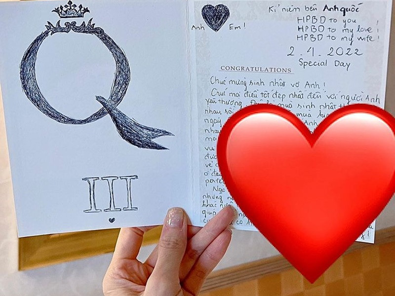 Trước đó, khi đi công tác, Lệ Quyên nhận được bức thư viết tay chúc mừng sinh nhật từ Lâm Bảo Châu. Nội dung thiệp chúc mừng hé lộ Lâm Bảo Châu gọi Lệ Quyên là vợ.