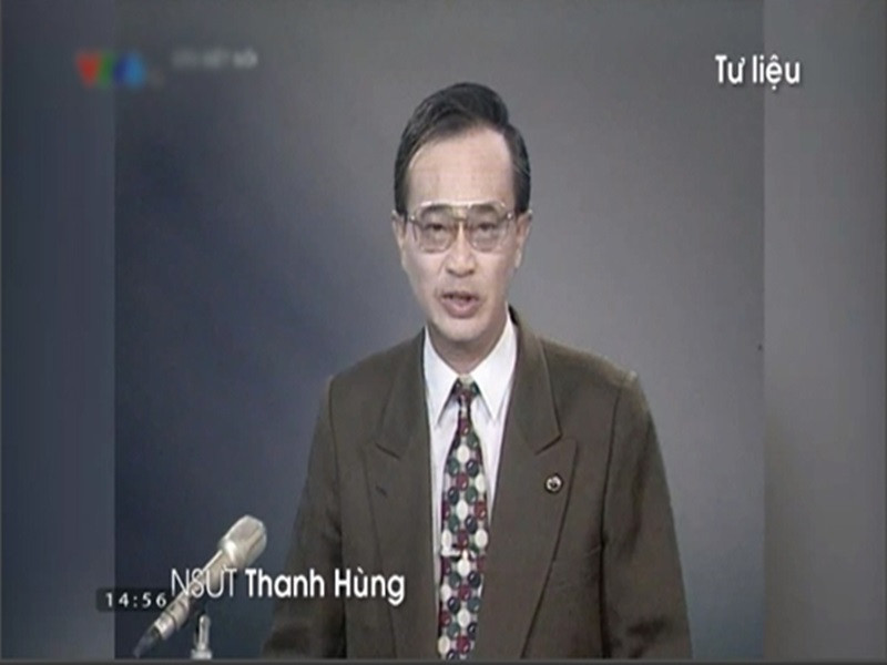 Giống NSƯT Kim Tiến, NSƯT Thanh Hùng cũng là giọng đọc huyền thoại của VTV. Ông công tác tại VTV từ năm 1979. Ảnh: Vietnamnet