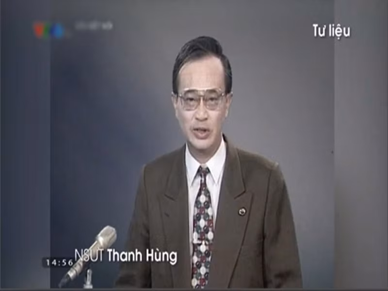 Giống NSƯT Kim Tiến, NSƯT Thanh Hùng cũng là giọng đọc huyền thoại của VTV. Ông công tác tại VTV từ năm 1979. Ảnh: Vietnamnet