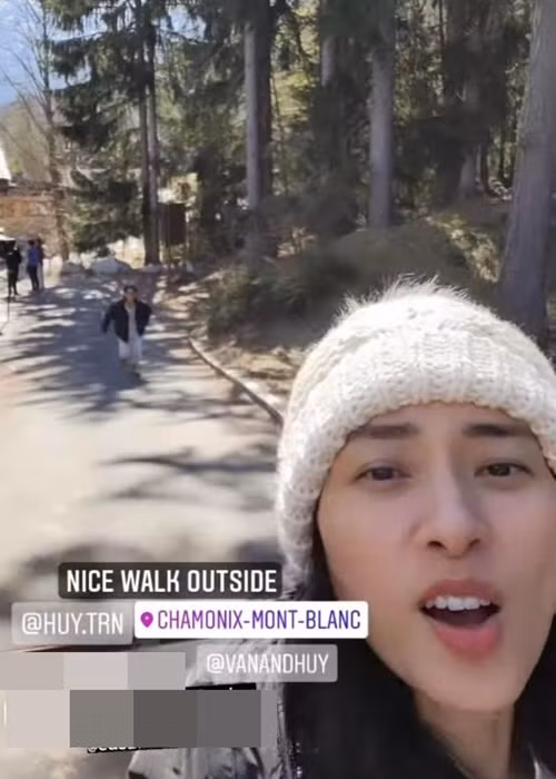 Ngô Thanh Vân và Huy Trần liên tục cập nhật hình ảnh bên nhau trong chuyến đi. Ảnh: Công lý và xã hội