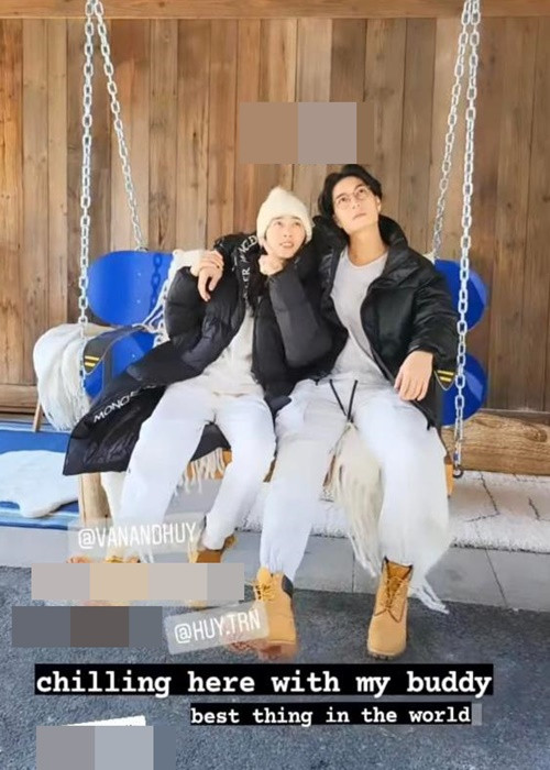 Nàng đả nữ khoe khoảnh khắc ngồi xích đu cùng nửa kia. Ảnh: Công lý và xã hội