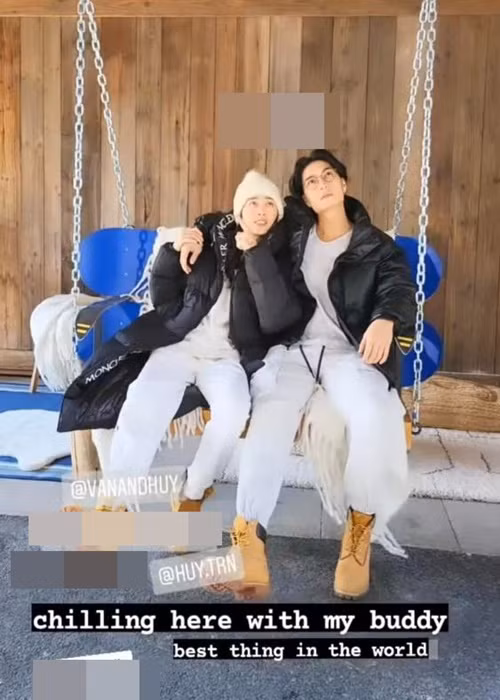 Nàng đả nữ khoe khoảnh khắc ngồi xích đu cùng nửa kia. Ảnh: Công lý và xã hội