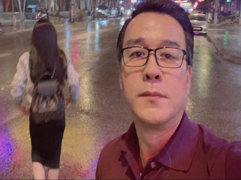 Doanh nhân Thắng Ngô từng úp mở không ít hình ảnh hẹn hò Hà Thanh Xuân. Ảnh: FBNV