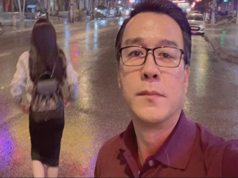 Doanh nhân Thắng Ngô từng úp mở không ít hình ảnh hẹn hò Hà Thanh Xuân. Ảnh: FBNV